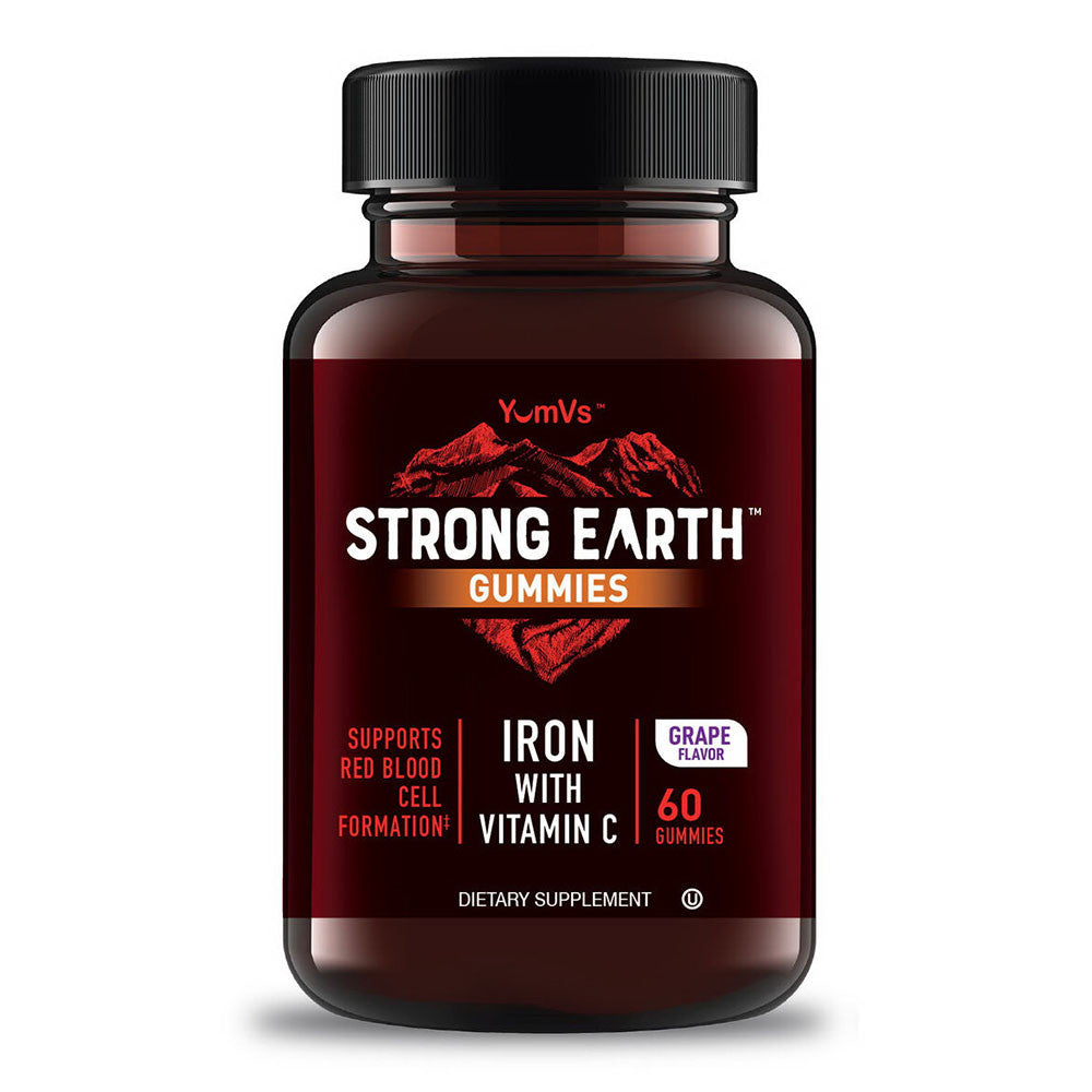 Yum Vs Strong Earth Iron With Vitamin C Gummies, 60 Ea